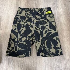 Nike Dri-FIT Black and Green Shorts